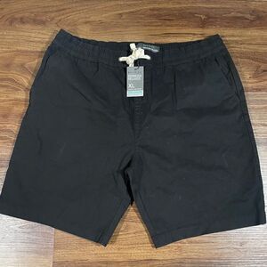 Primark Denim Co Bermuda Relaxed Shorts Drawstring Black Men's Size XL